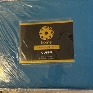 Queen Sheet Set in Teal by home